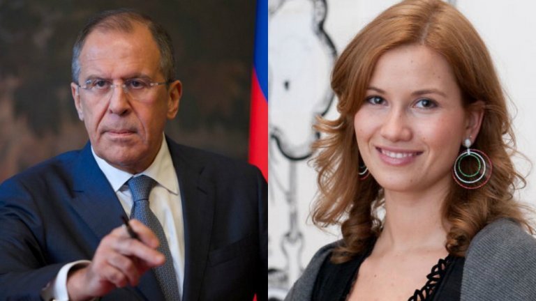 Екатерина Винокурова - дъщеря на външния министър на Русия Сергей Лавров
Родена в Ню Йорк през 1982 г., дъщерята на Лавров е собственичка на компанията Smart Art, която се занимава с промотирането на млади художници. Преди това е била директор на руския филиал на Christie`s. Женена е за бизнесмена Александър Винокуров, бивш президент на групата "Сумма" на милиардера Зиявудин Магомедов.