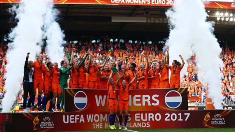 Холандия е четвъртият шампион на Европа по футбол за жени.