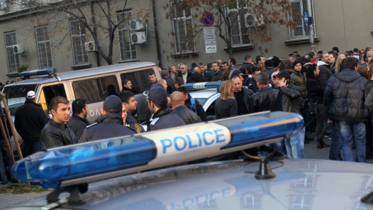 Протестът на полицията в София