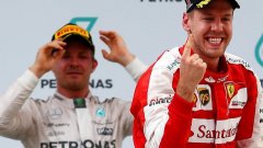 Себастиан Фетел спечели първата си победа за Ferrari в Малайзия