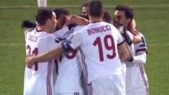 Милан взе комфортен аванс от 3:0 преди реванша и е почти сигурен 1/8-финалист