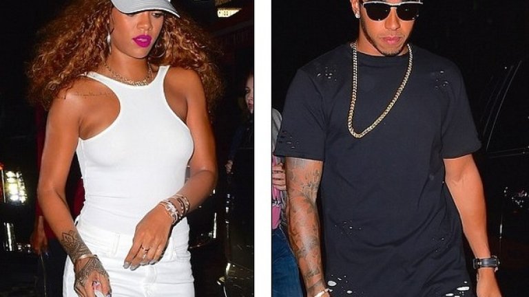 Люис Хамилтън и Риана отново бяха хванати заедно