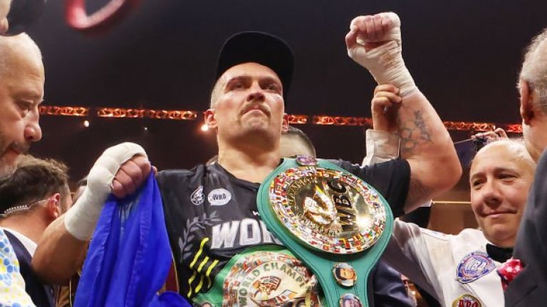 Усик "подари" една от титлите си