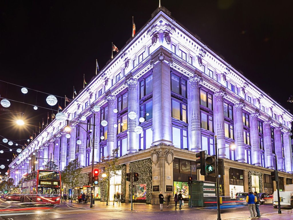 Selfridges в Лондон на прочутата “Оксфорд стрийт”