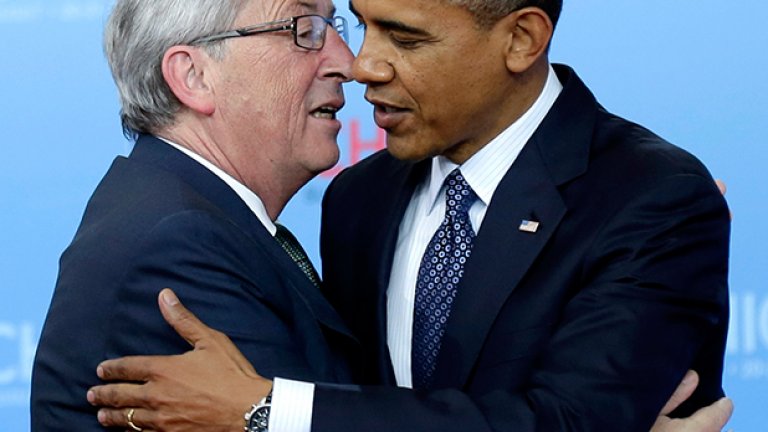 Жан-Клод Юнкер и Барак Обама