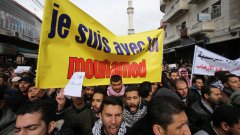 В столицата на Йордания - Аман - имаше протест срещу "Шарли Ебдо", организиран от Мюсюлманско братство, най-голямата опозиционна група в страната. 