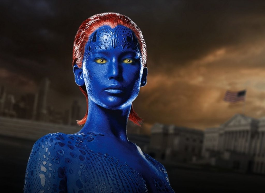 Като например в X-men. Дори и да не си личи, това определено е тя