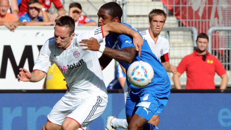 Рибери води тежка битка с футболистите на Хофенхайм