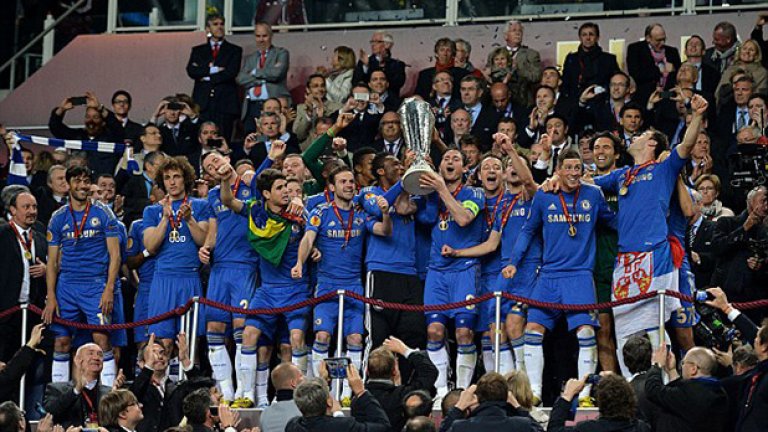 През 2013-а Челси взе и Лига Европа - другия европейски трофей.
