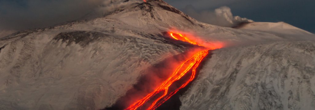 Mount Etna erupts