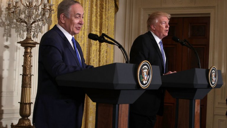 Израел може да накаже Доналд Тръмп