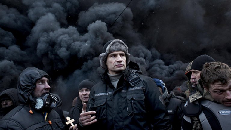 Лидерът на УДАР беше сред най-активните участници в протестите срещу сваления украински президент Виктор Янукович