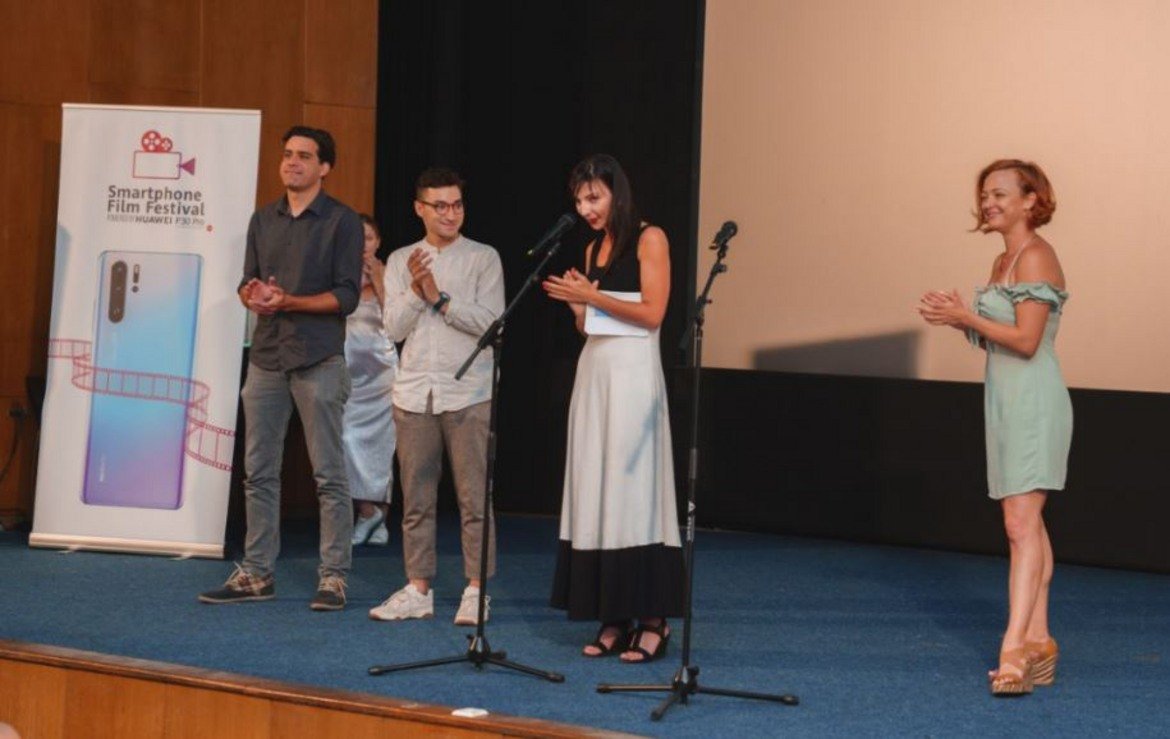 Крум Родригес, Крис Захариев, Жаклин Вагенщайн и Стаси Айви (от ляво на дясно)
