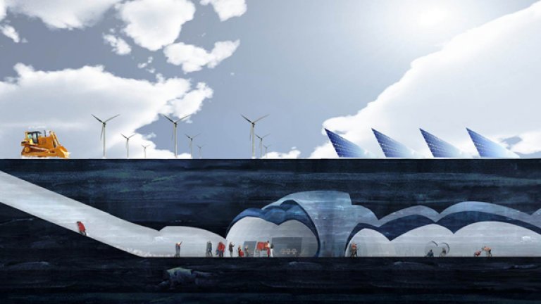 Проектът Iceberg Living Station, който разработва датската компания MAP Architects