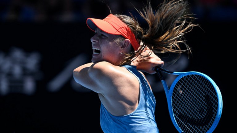 Мария Шарапова разби квалификантнката Хариет Дарт на старта на AO 2019