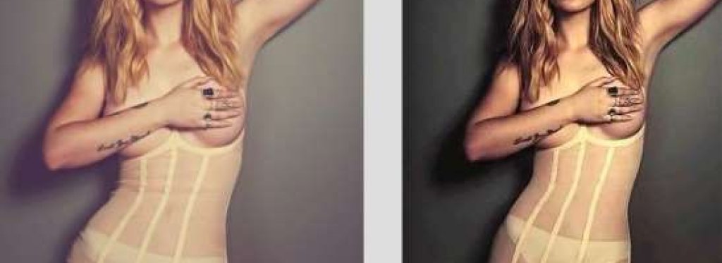 Иги Азалия също падна жертва на лош Photoshop