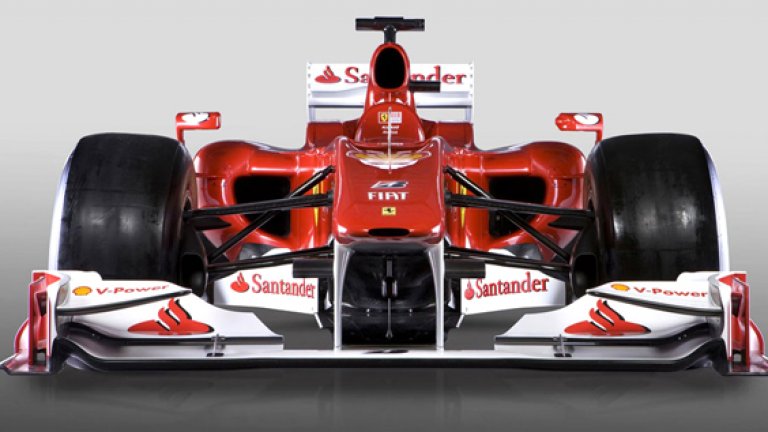 Болид на Ferrari - един от многото, използвани в рекламата на Ferarri и Shell V-Power от 2007