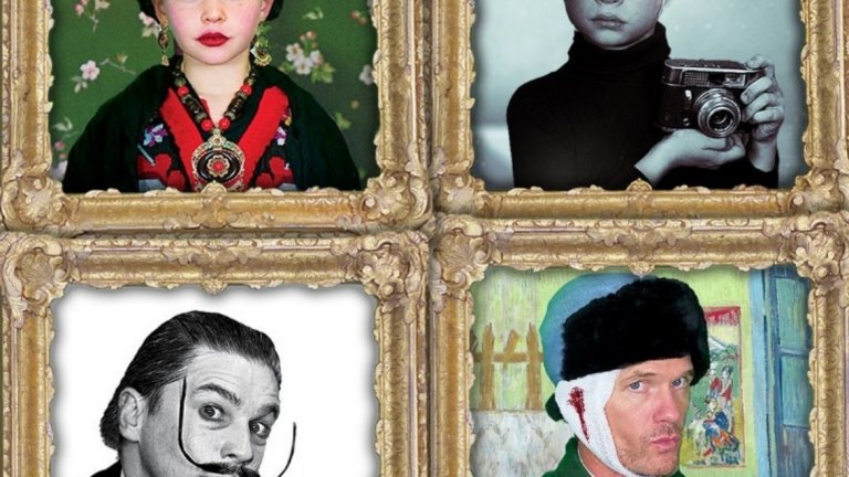 Нийл Патрик Харис 
Звездата от "Как се запознах с майка ви" също е сред знаменитостите, които се стараят за Хелоуин. Тук той е художникът Винсент Ван Гог. Съпругът му Дейвид Буртка е Салвадор Дали, а двете им деца са съответно Фрида Кало и Анди Уорхол.