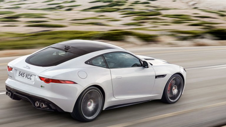 Jaguar F-Type Coupe
Много, много хубава кола. Има много общо със славната история на Jaguar, но в същото време е насочена към бъдещето, много рядко един автомобил може да събере толкова много черти на едно място.