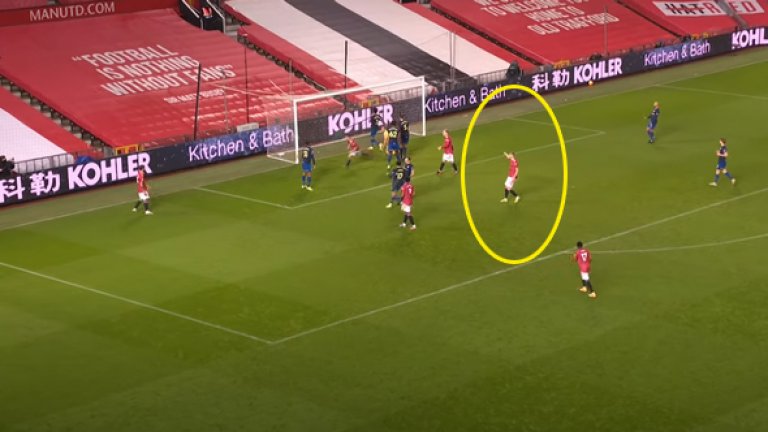 Забелязано от феновете: Какво направи Мактоминей след 9-ия гол на Юнайтед
