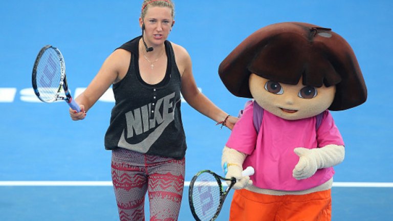 Григор и Федерер в шоу със Спондж Боб и костенурките нинджа