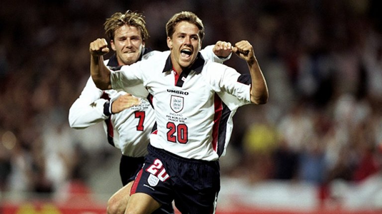 Моментът, в който цял свят разбра за Оуен - гол срещу Аржентина на Мондиал 1998.