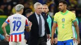 Първата победа на Анчелоти класира Бразилия за световното