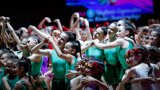 Снимка от откриването на Световното първенство за девойки в София