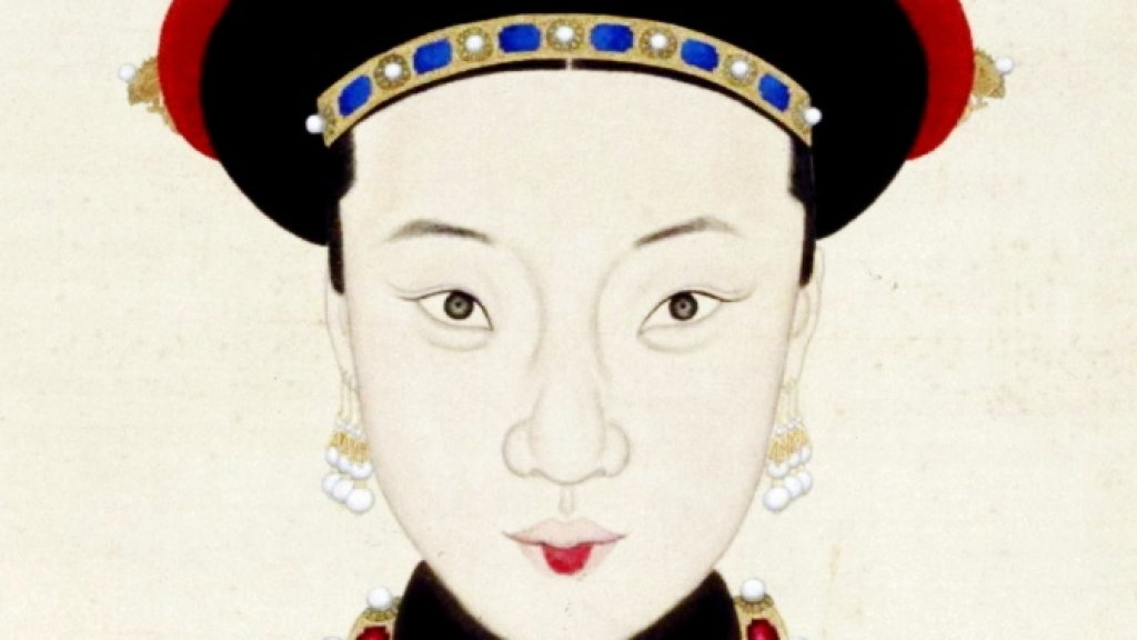 《孝哲毅皇后朝服像》局部