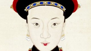 《孝哲毅皇后朝服像》局部