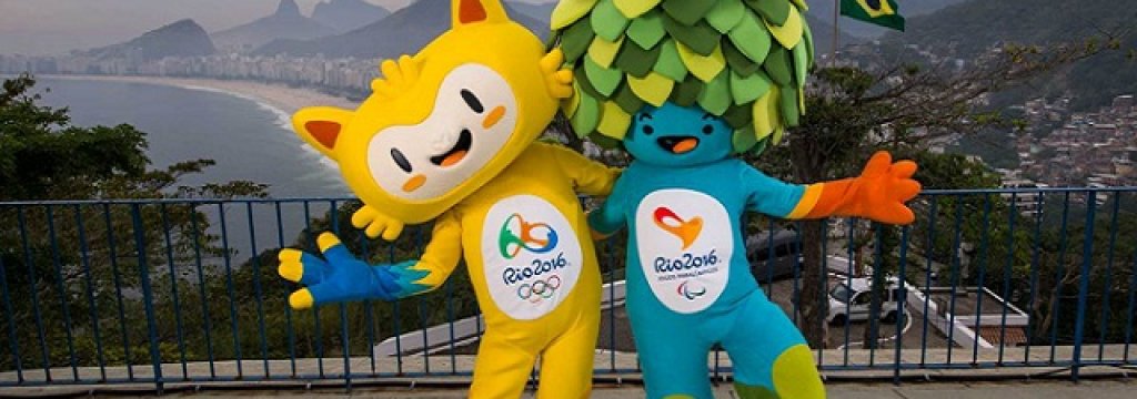 Handout shows the unnamed mascots of the Rio 2016 Olympic and Paralympic Games during their first appearance in Rio de Janeiro