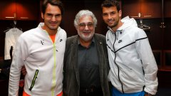 Григор може да се срещне с идола си Федерер на финала в Истанбул.