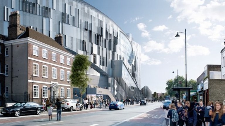 Стадионът отвън