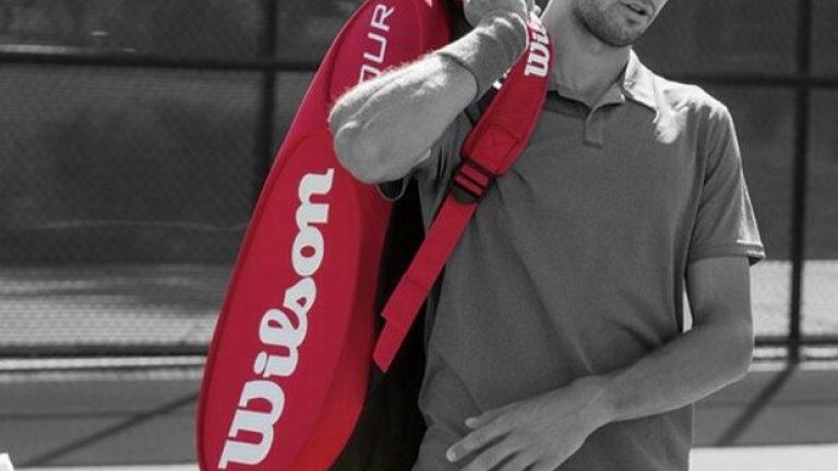 Все по-апетитен за водещите спортни марки става Григор Димитров. Макар и на 23-години, той вече има в актива си дълготрайно сътрудничество с Wilson.