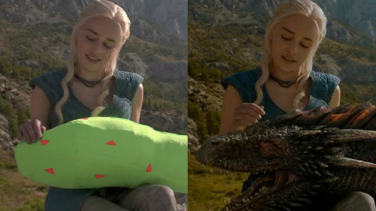 Game Of Thrones вдигна нивото на ефектите невъобразимо високо за телевизионен сериал, но съвсем не е единствената продукция, която се възползва от силата на новите технологии.
Вижте в галерията уникалните постижения на Техни Величества Специалните Ефекти