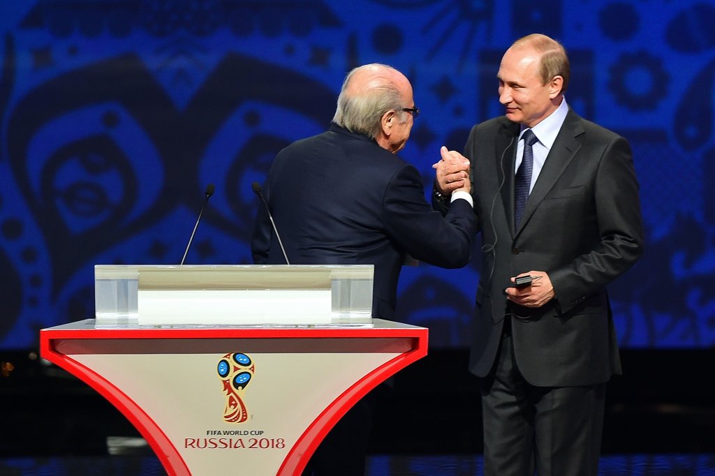 сеп блатер, владимир путин, фифа,