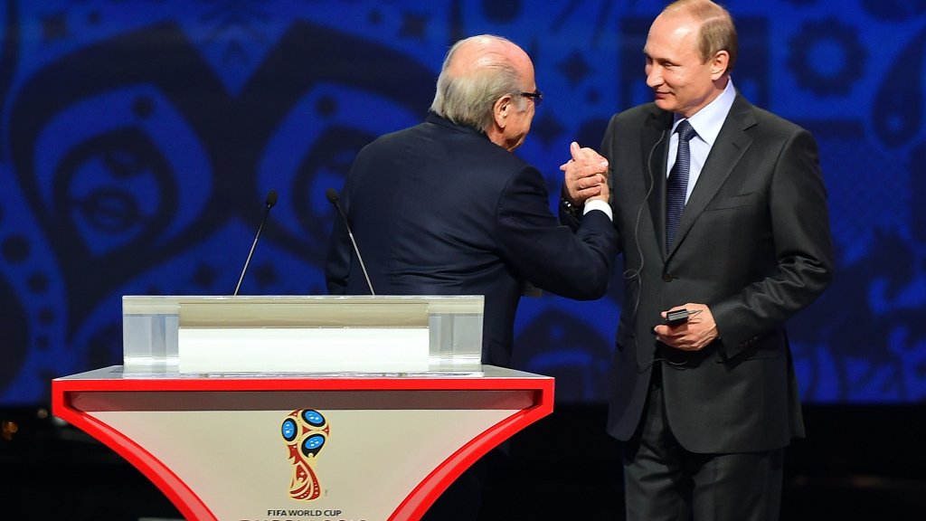 сеп блатер, владимир путин, фифа,