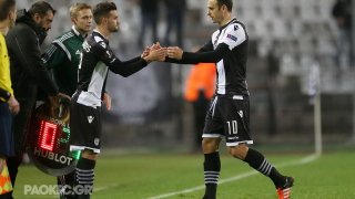 димитър бербатов, паок, лига европа, габала, смяна