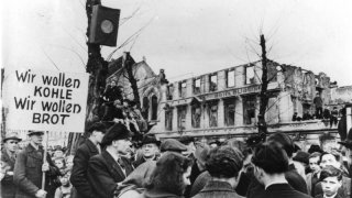 Krefeld, Hungerwinter, Demonstration