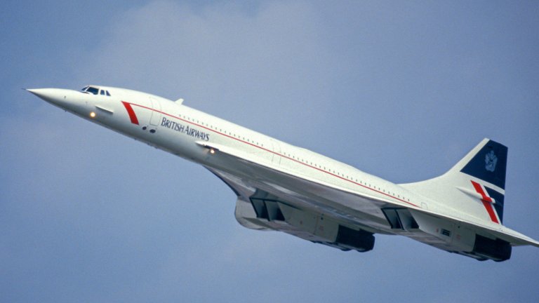 Concorde на British Airways поставя рекорд за най-бърз полет през Атлантическия океан