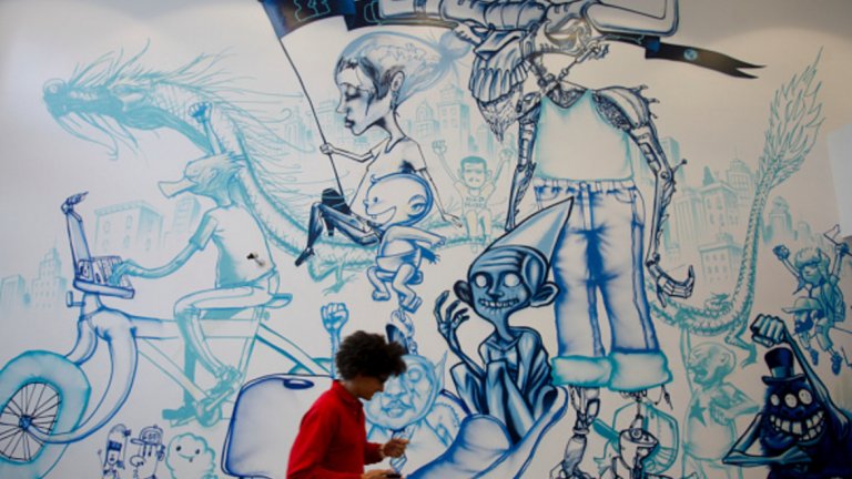 David Cloe, Менло Парк 
David Cloe е син на корейски емигранти в САЩ. Той обича да нарича стила си "мръсен" и често обича да експлоатира теми като секса, насилието, желанието и деградацията. 
Cloe успява да привлече вниманието и на Марк Зукърбърг – на снимката е неговият графит във Facebook кампуса в Менло Парк, щата Калифорния.