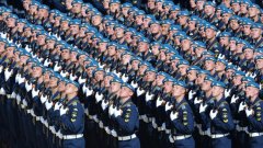 Кадър от миналогодишния парад на руската армия в Москва на 9 май
