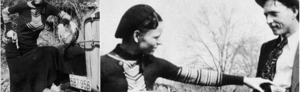 Бони Паркър

Без съмнение тя е една от най-известните американски гангстерки на 20 век. Паркър се е превърнала в икона не без помощта на Холивуд и кино-класиката "Бони и Клайд". Двойката знаменити обирджии действа с размах между 1931 и 1934-та година
Преди да започне да се занимава с обири, Паркър, която е родом от Ровена, Тексас си спечелва репутацията на умна и пряма личност. Тя се запознава с Клайд Бъроу през 1930-та. Въпреки че по това време е омъжена, искрата между двамата веднага припламва. Освен кражбите и убийствата, Бони и Клайд се прочуват и със фотосесията(на снимката), която правят до скривалището си в Джоплин, Мисури. През 1934-та година романтичната история завършва със страховита престрелка с полицията, в която двамата са убити - тя е на 23, а той на 25 години. 

Историята на Бони и Клайд е описана от Дороти Провайн в книгата "Историята на Бони Паркър" (1958 г.), в телевизионния филм "Бони и Клайд: истинска история" (1992 г.), в сериите "Бони и Клайд" (2013). Най-известен си остава обаче филма с участието на Фей Дънауей и Уорън Бийти от 1967 година, който има две награди "Оскар".