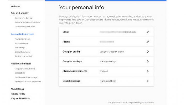 Какво знае Google за теб