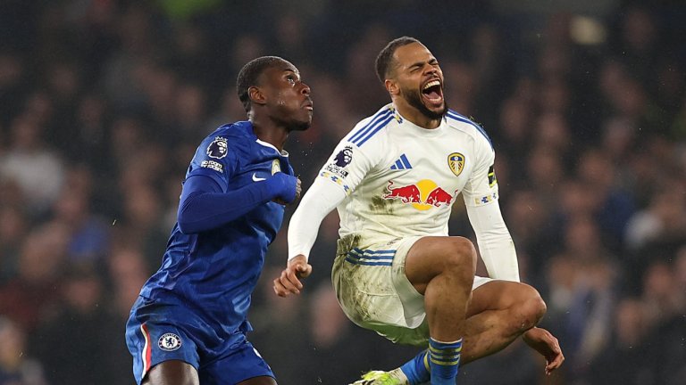 Челси профука два гола аванс срещу Лийдс и Груев