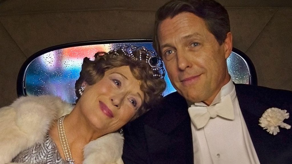 Florence Foster Jenkins 
Сигурно малко хора са чували за ексцентричната богаташка Флорънс  Фостър Дженкинс, но историята й е любопитна, забавна и е накарала име като Мерил Стрийп да се включи в проекта. Титаничната Мерил играе Флорънс Дженкинс, богат