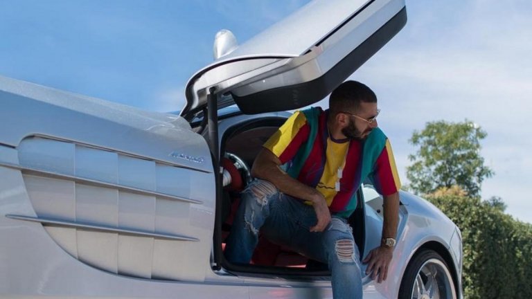 През миналата година Бензема извади около милион евро за поредното си бижу - поръчков Mercedes Benz-SLR.