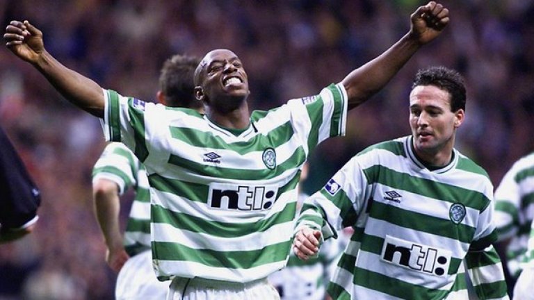 Йън Райт и Хенрик Ларсон в Селтик, 1999