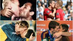 Припомнете си най-паметните целувки във футбола...