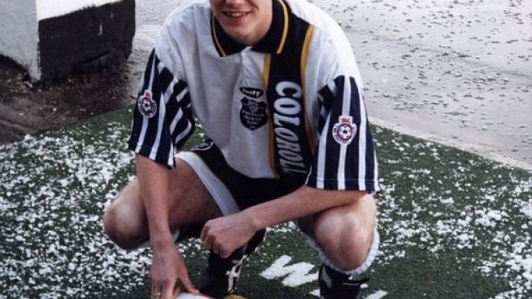 Дейвид Бекъм и Дейвид Мойс в Престън, 1995